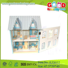 kids mini villa toys modern villa with furniture wooden villa toys